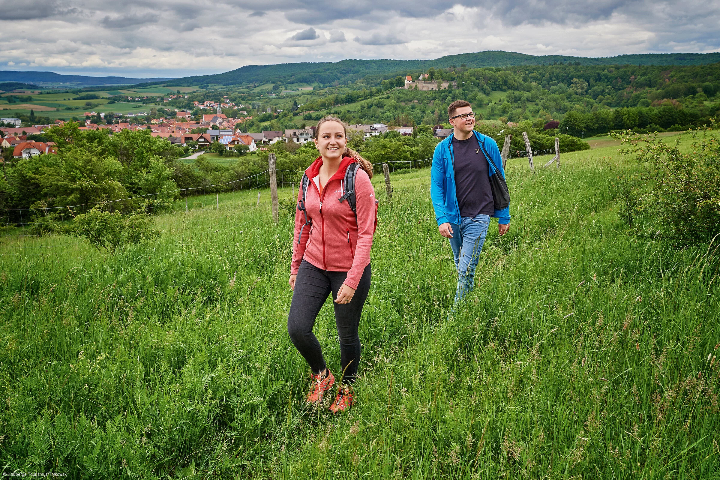 Abwechslungsreiche Wanderwege um die Burgruine Königsberg i.Bay.