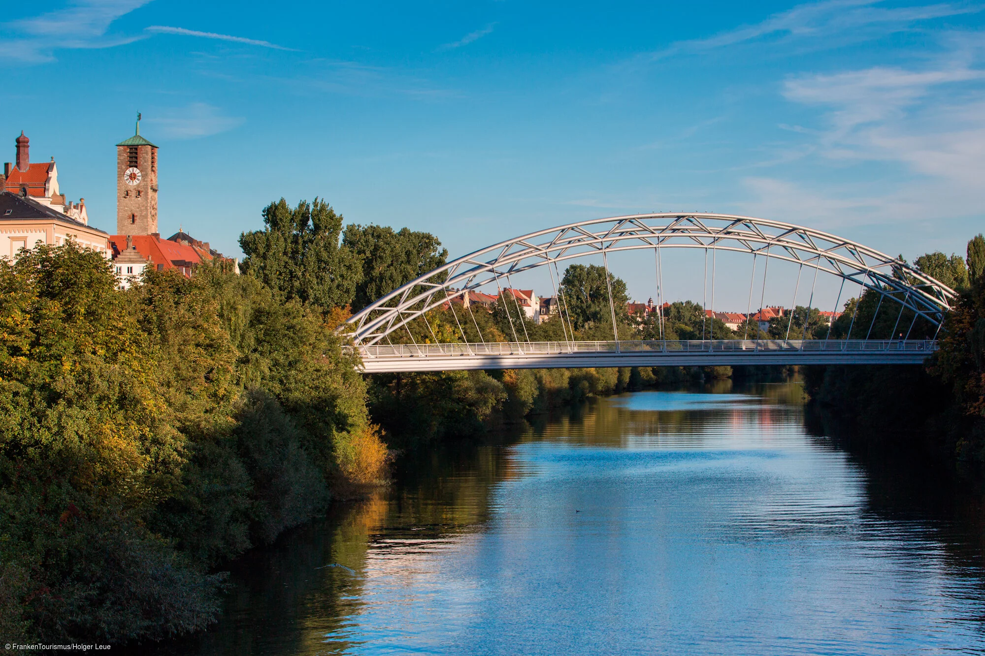 Luitpoldbrücke über der Regnitz