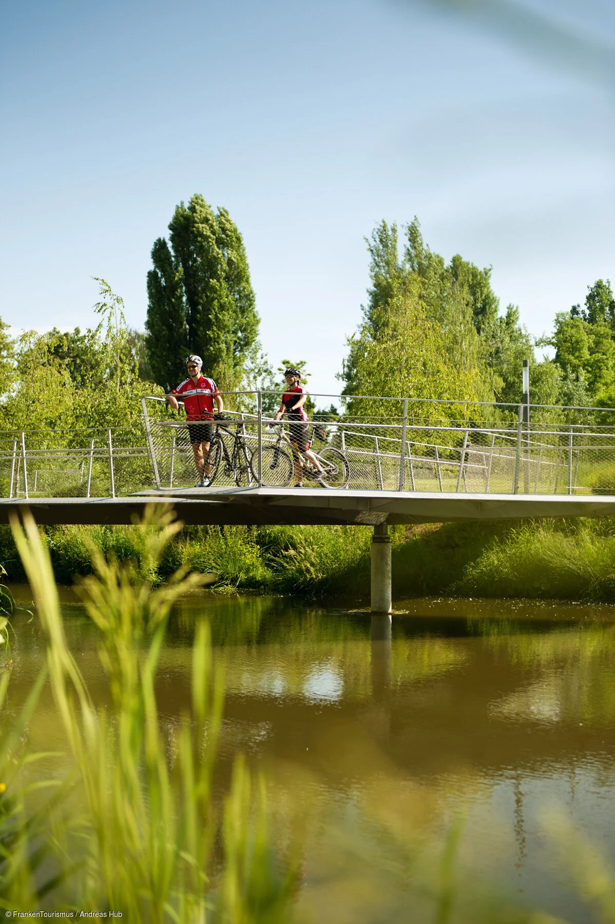 ERBA-Park, Brücke über dem Fischpass