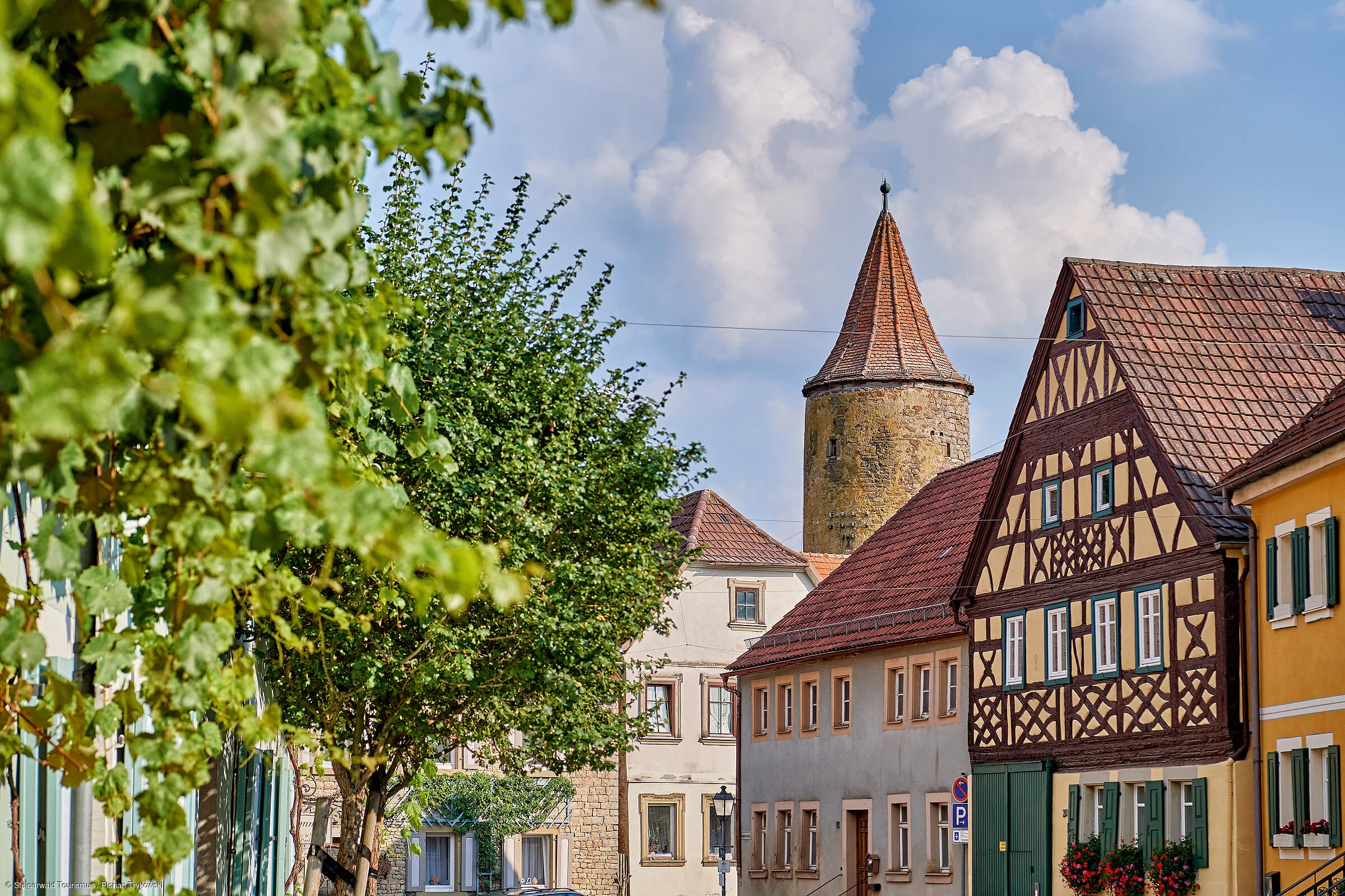Stadtkern mit Fachwerk