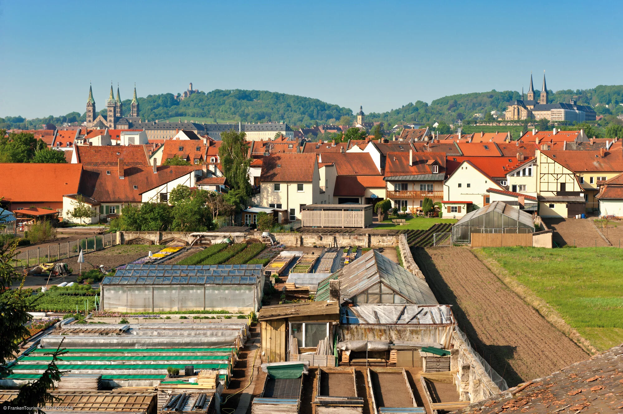 Blick auf die Gärtnerstadt