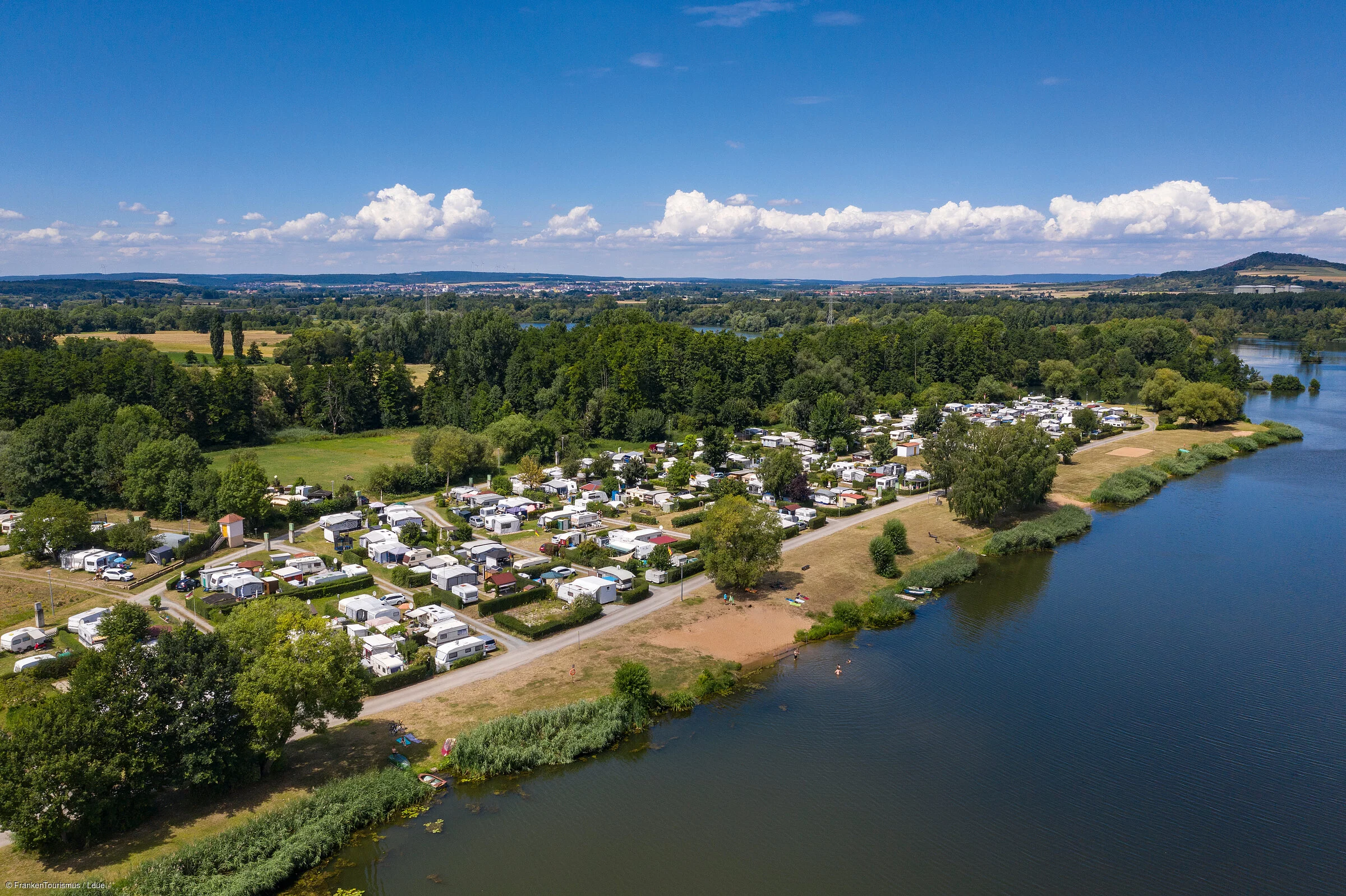 Camping / Stellplätze am Sander Baggersee