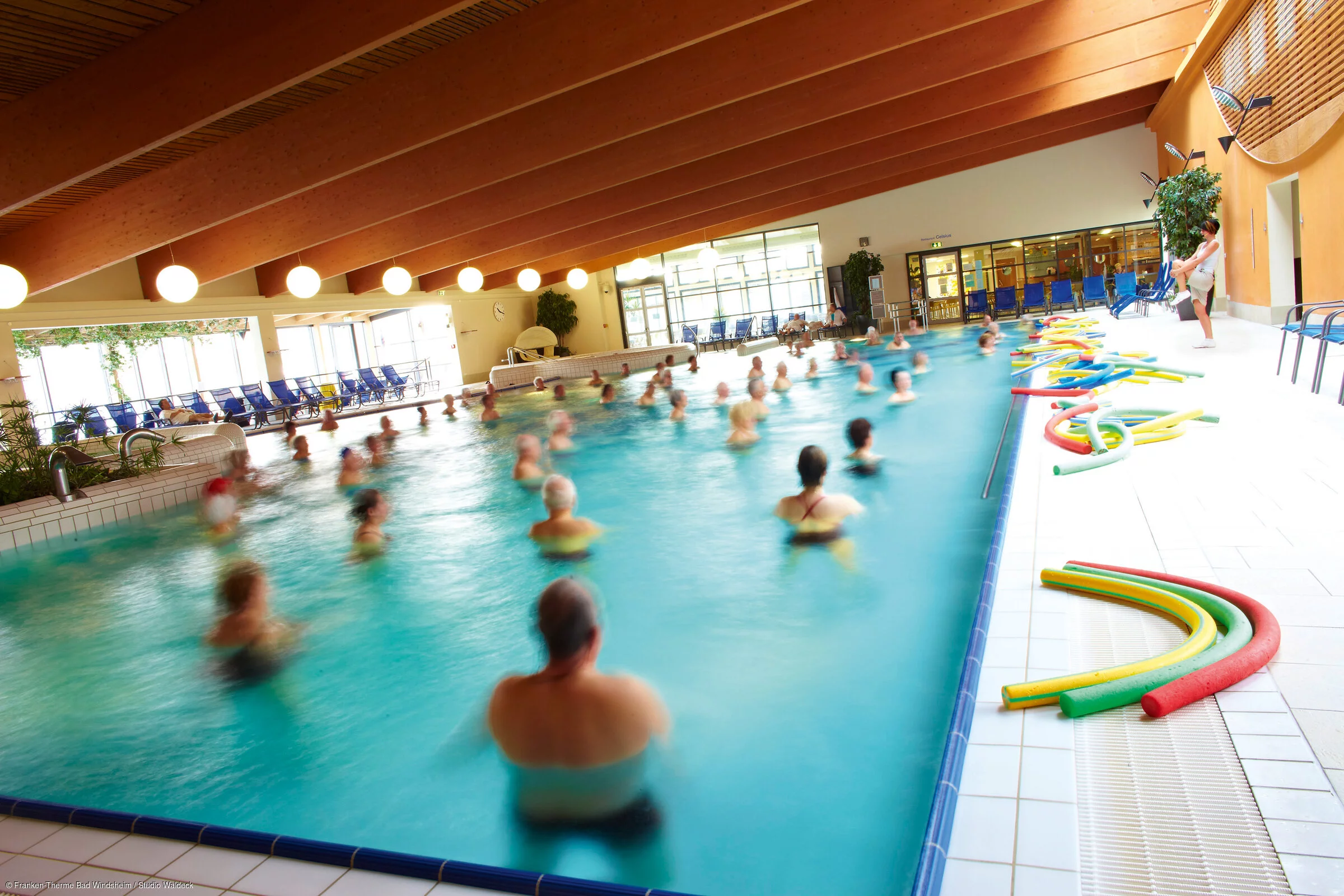 Wassergymnastik in der Franken-Therme