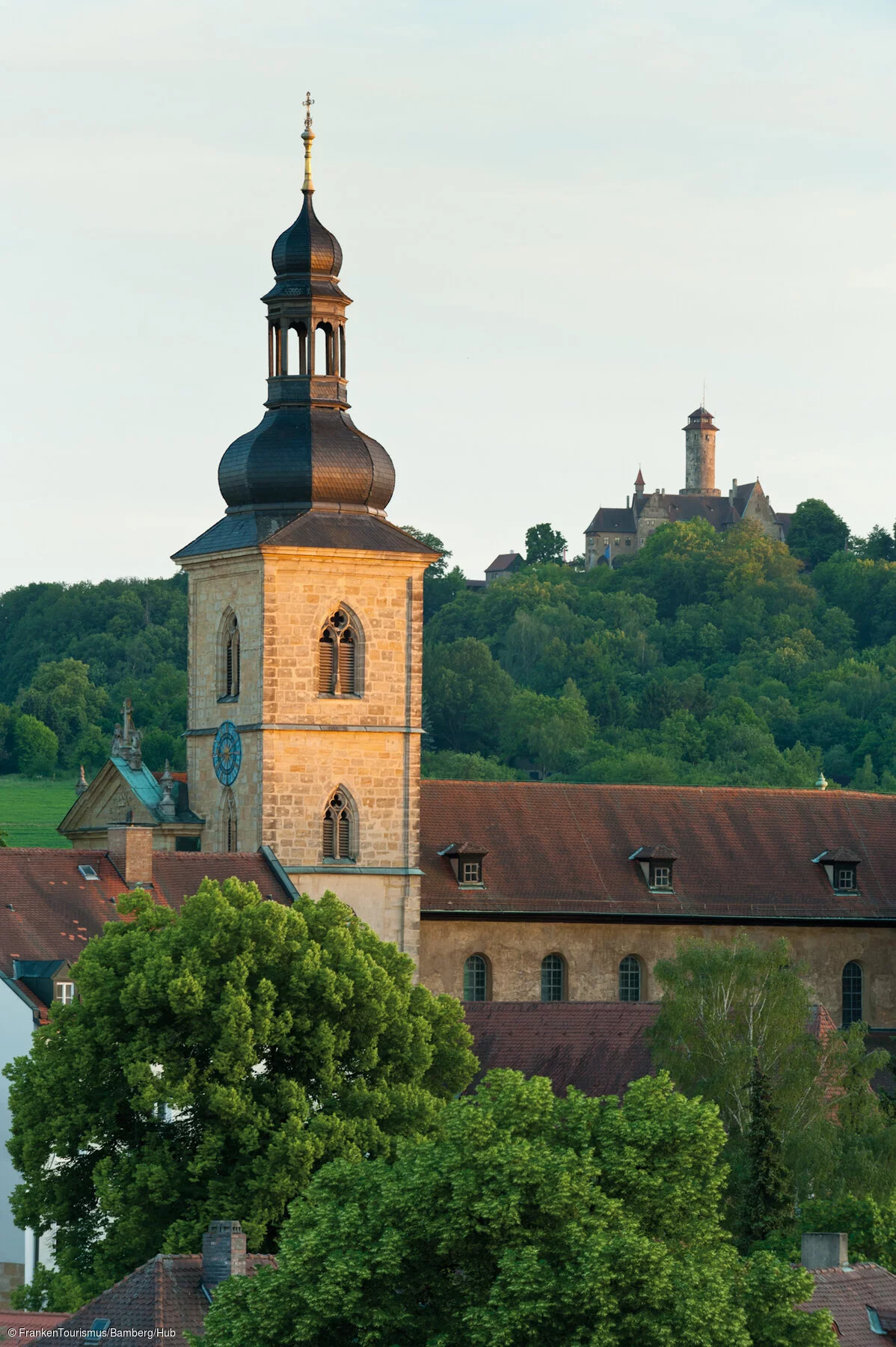 Altenburg im Hintergrund