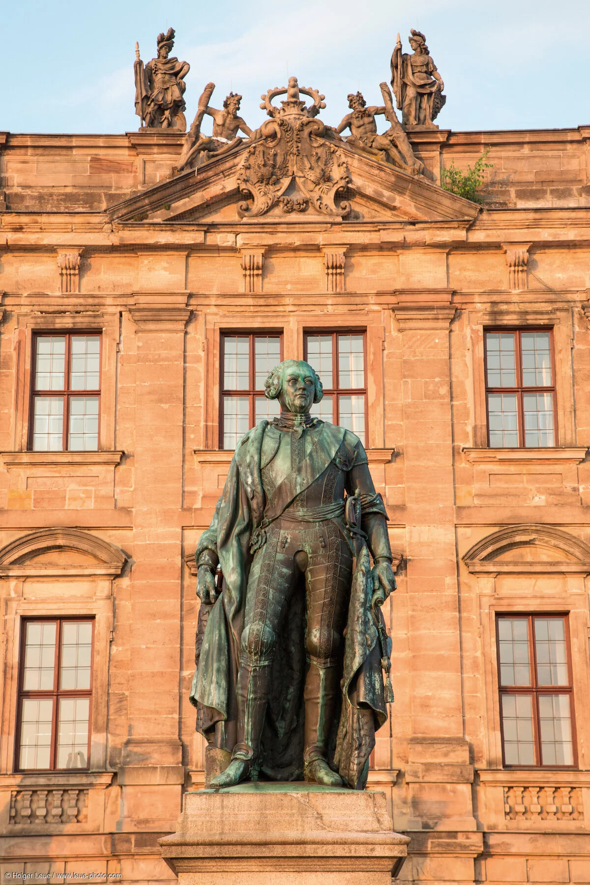 Statue Markgraf Friedrich auf dem Schlossplatz