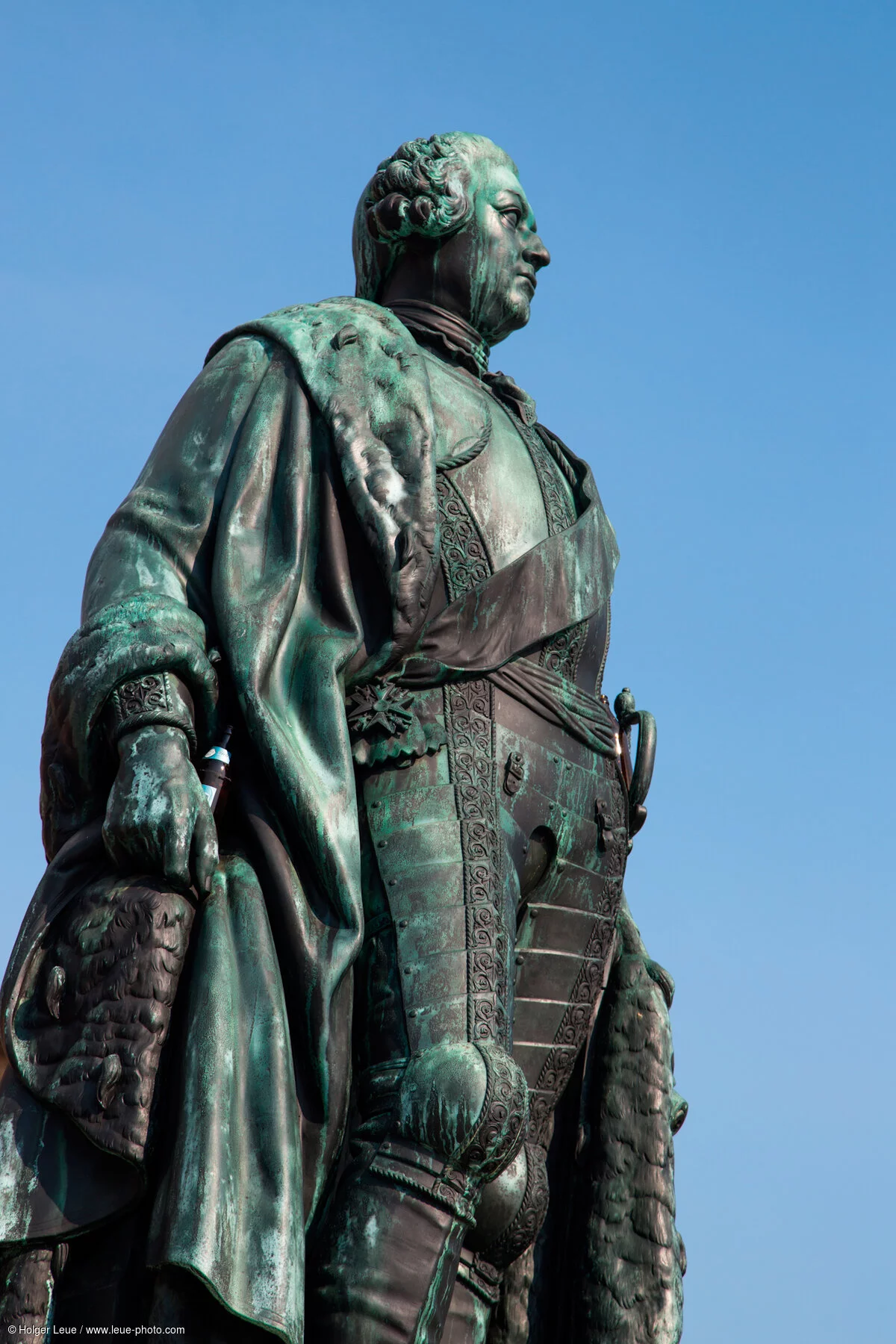 Statue Markgraf Friedrich auf dem Schlossplatz