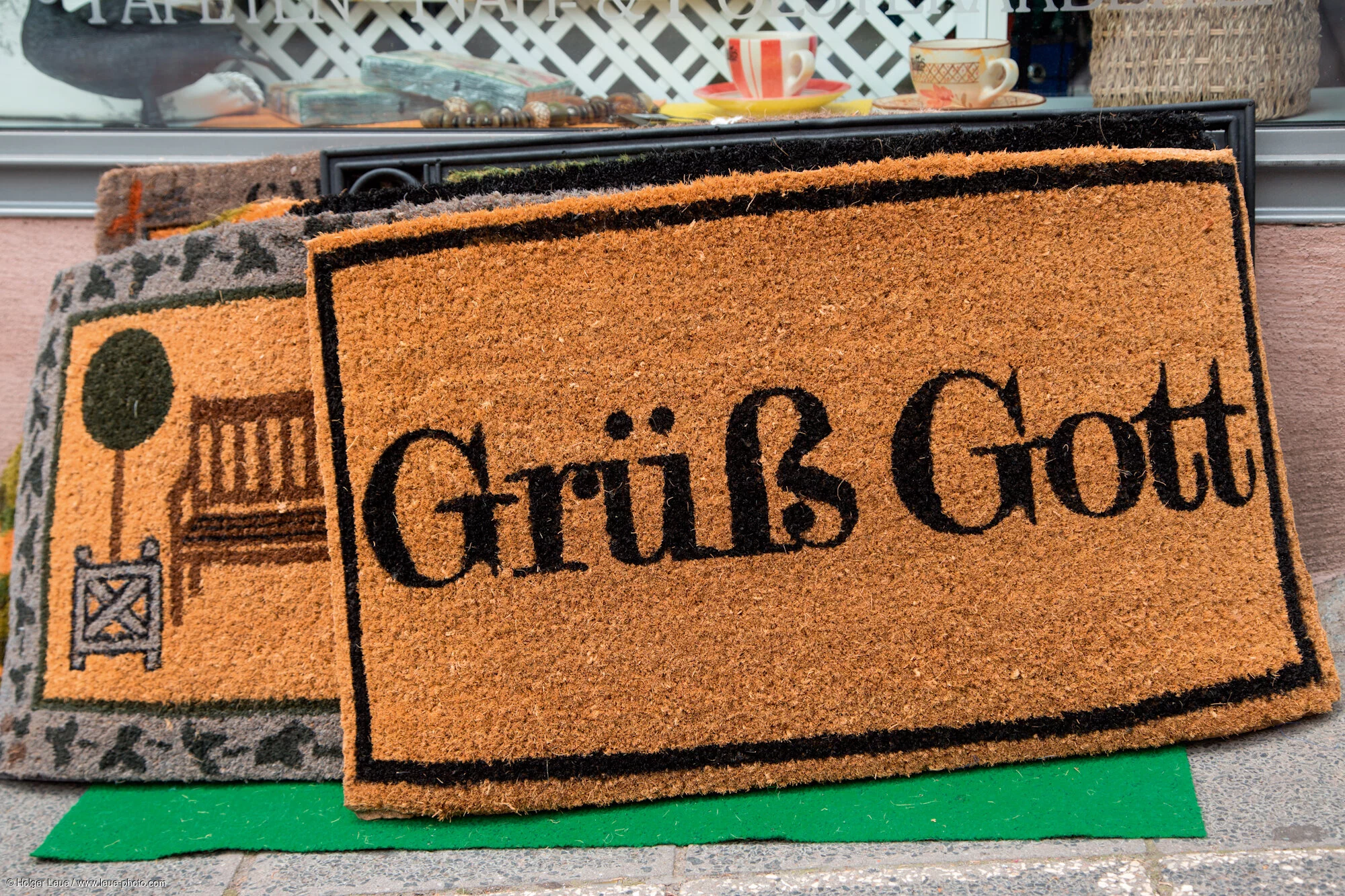 Willkommensmatte "Grüß Gott"