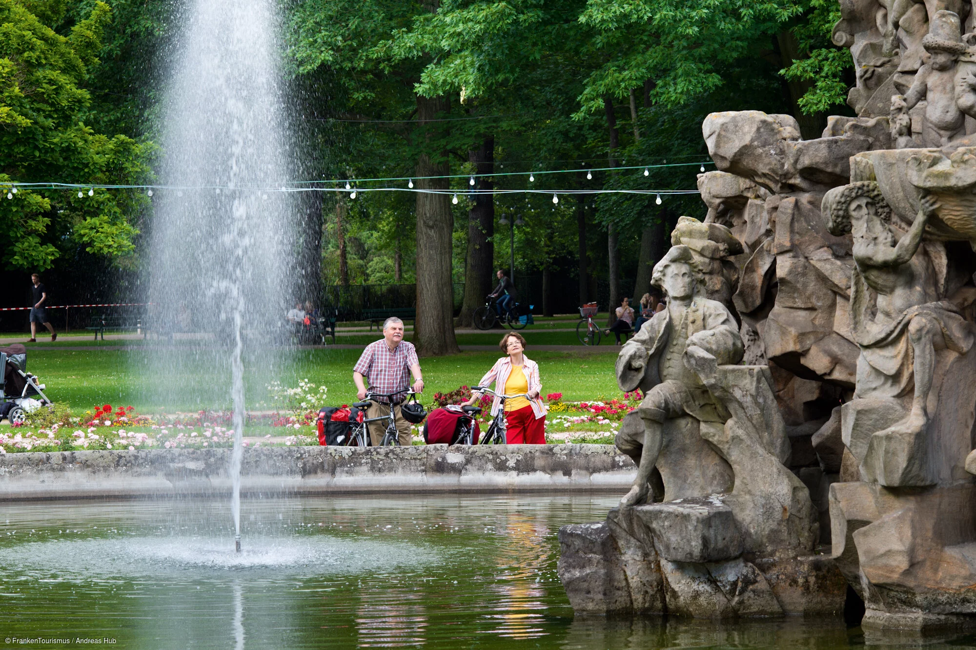 Hugenottenbrunnen im Schlossgarten
