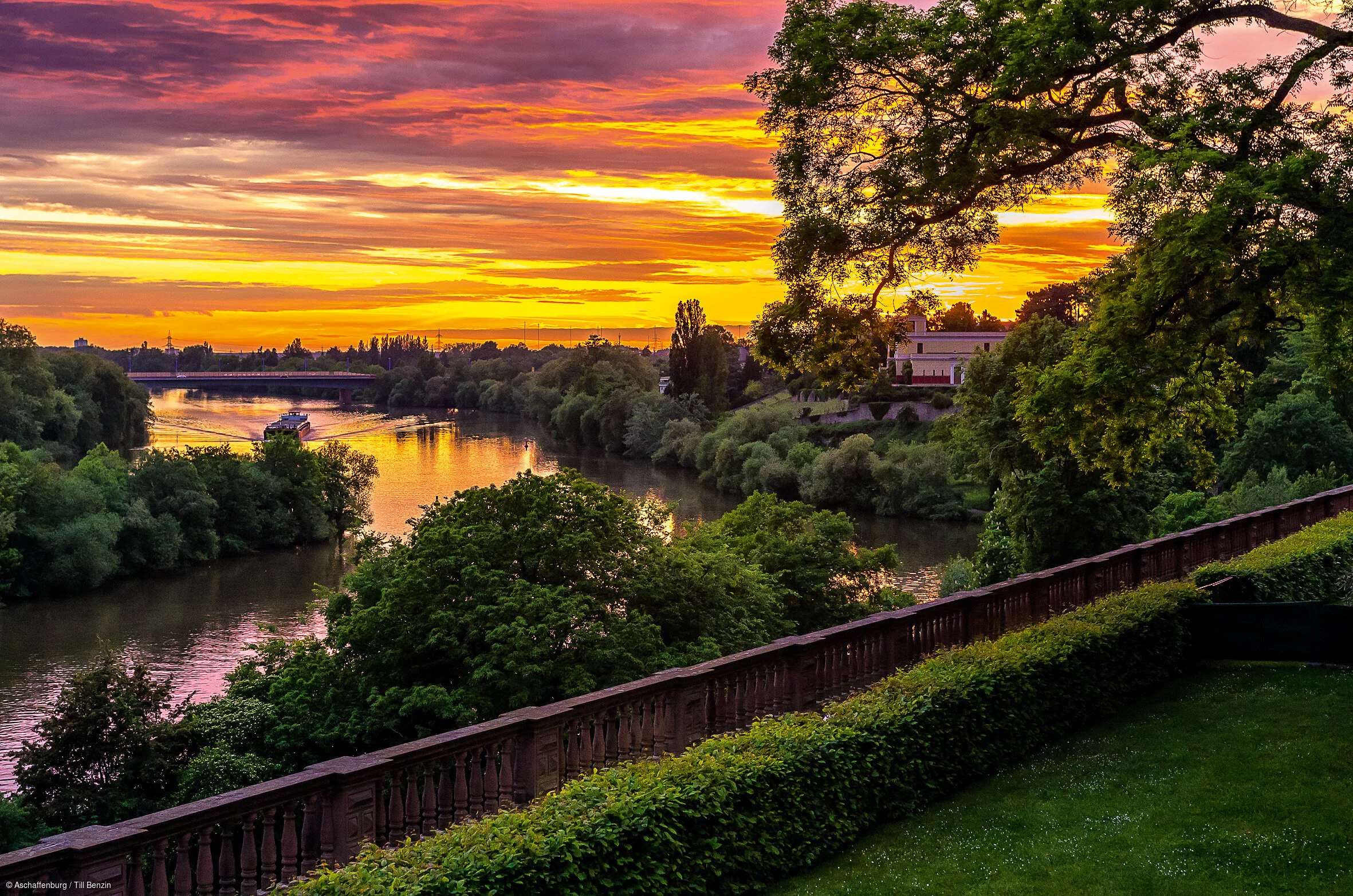 Main Sonnenuntergang