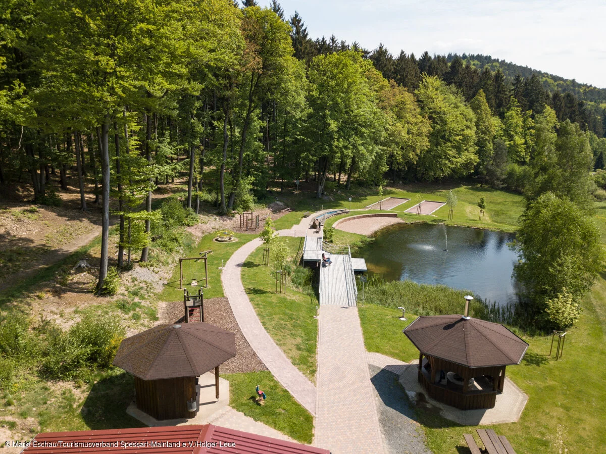 Eschau Wildenstein, Räuberland, Spessart-Mainland, Franconia, Bavaria, Germany