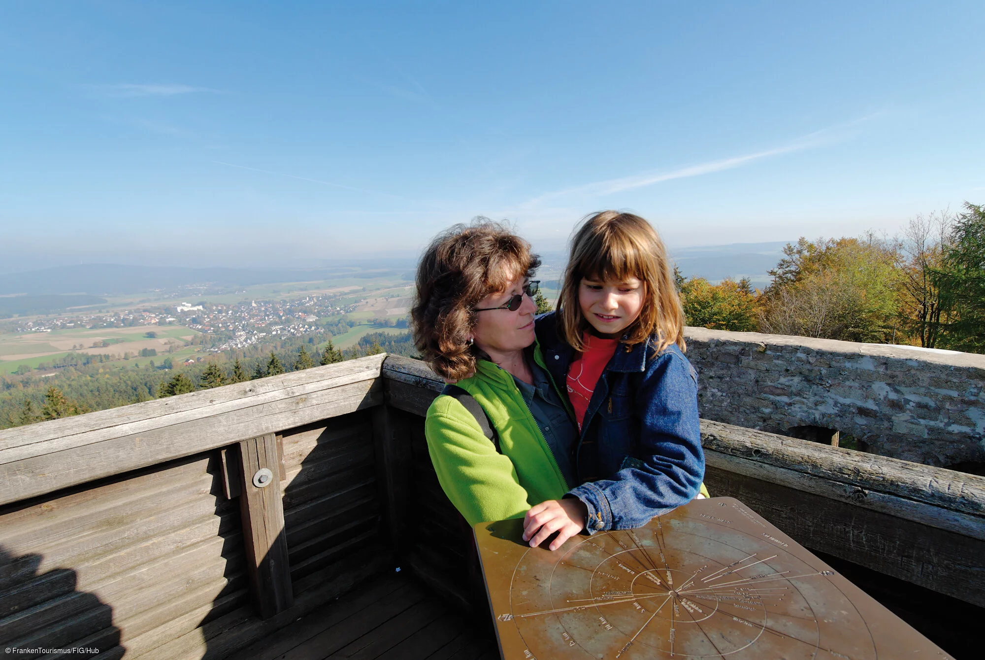 Rast auf der Burgruine Epprechtstein