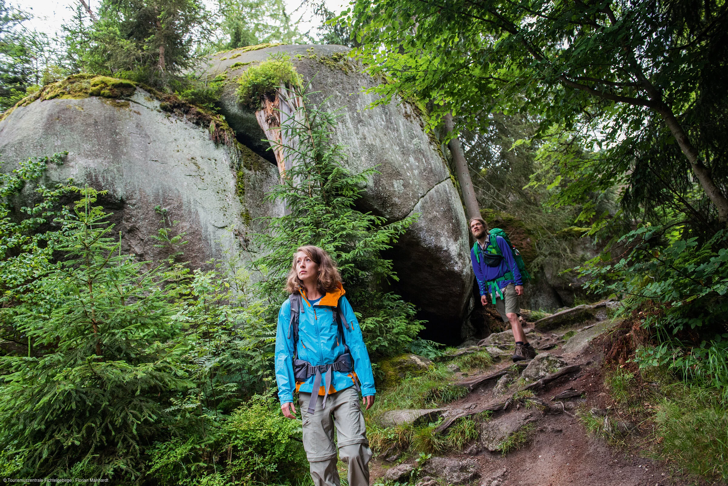 Wandern Felsformation