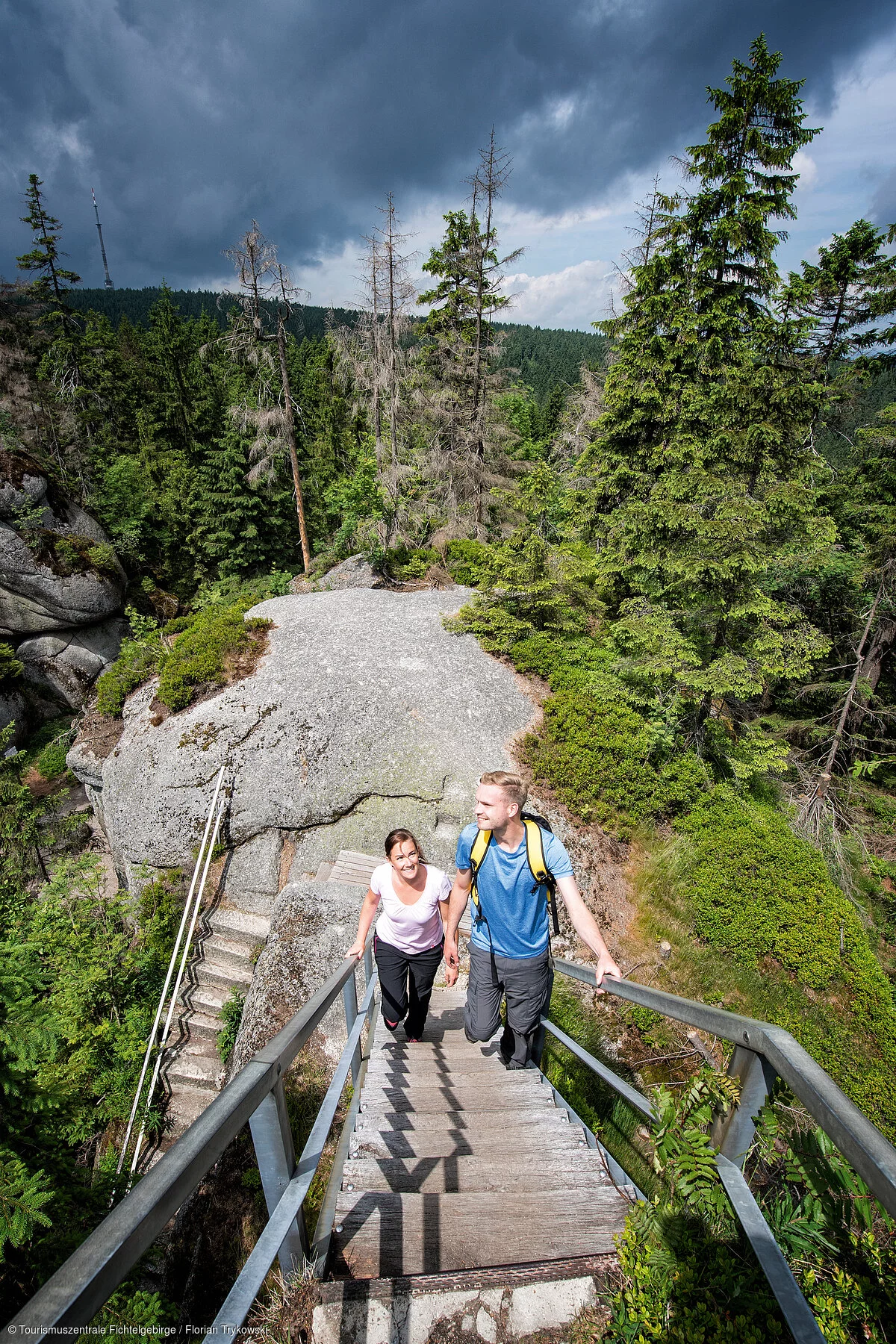 Wandern Treppe