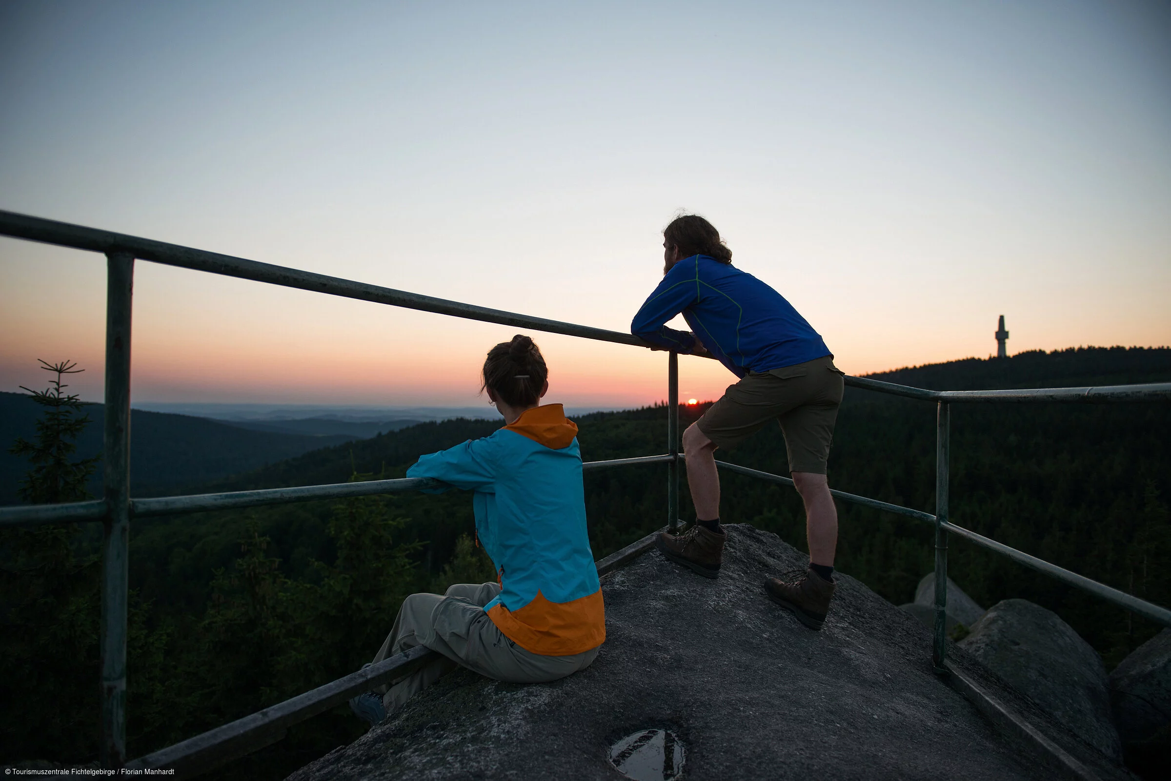 Panorama Sonnenuntergang