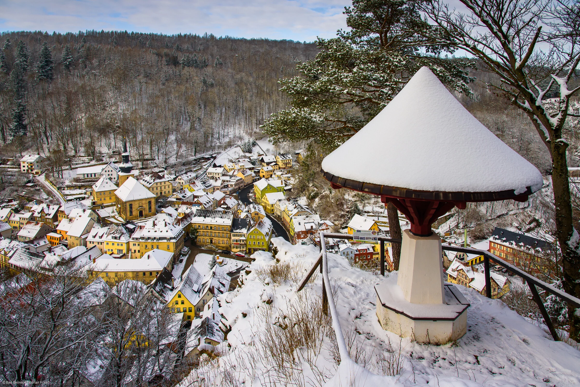 Sonnentempel im Winter