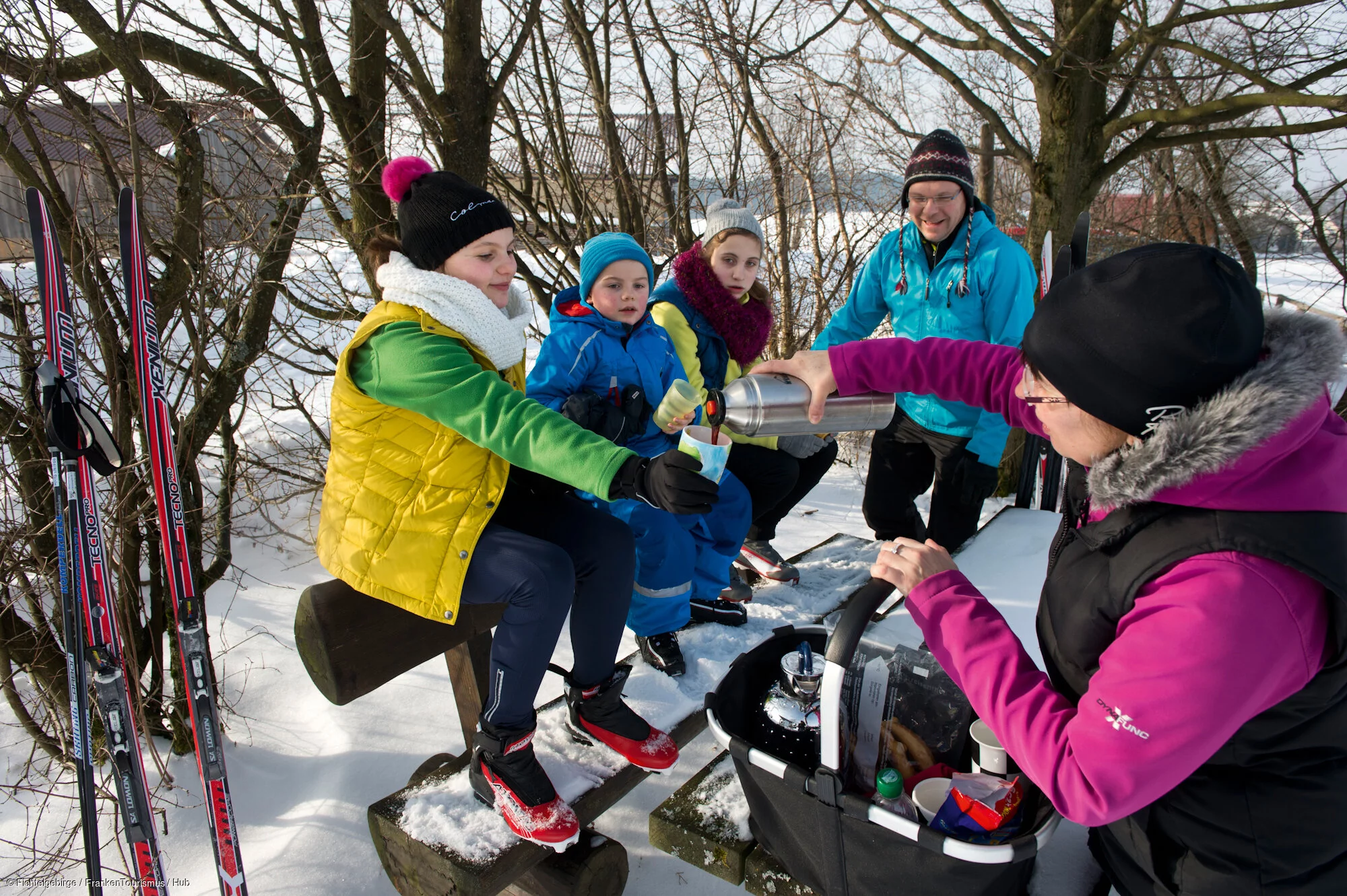 Langlauf-Pause bei Wülfertsreuth
