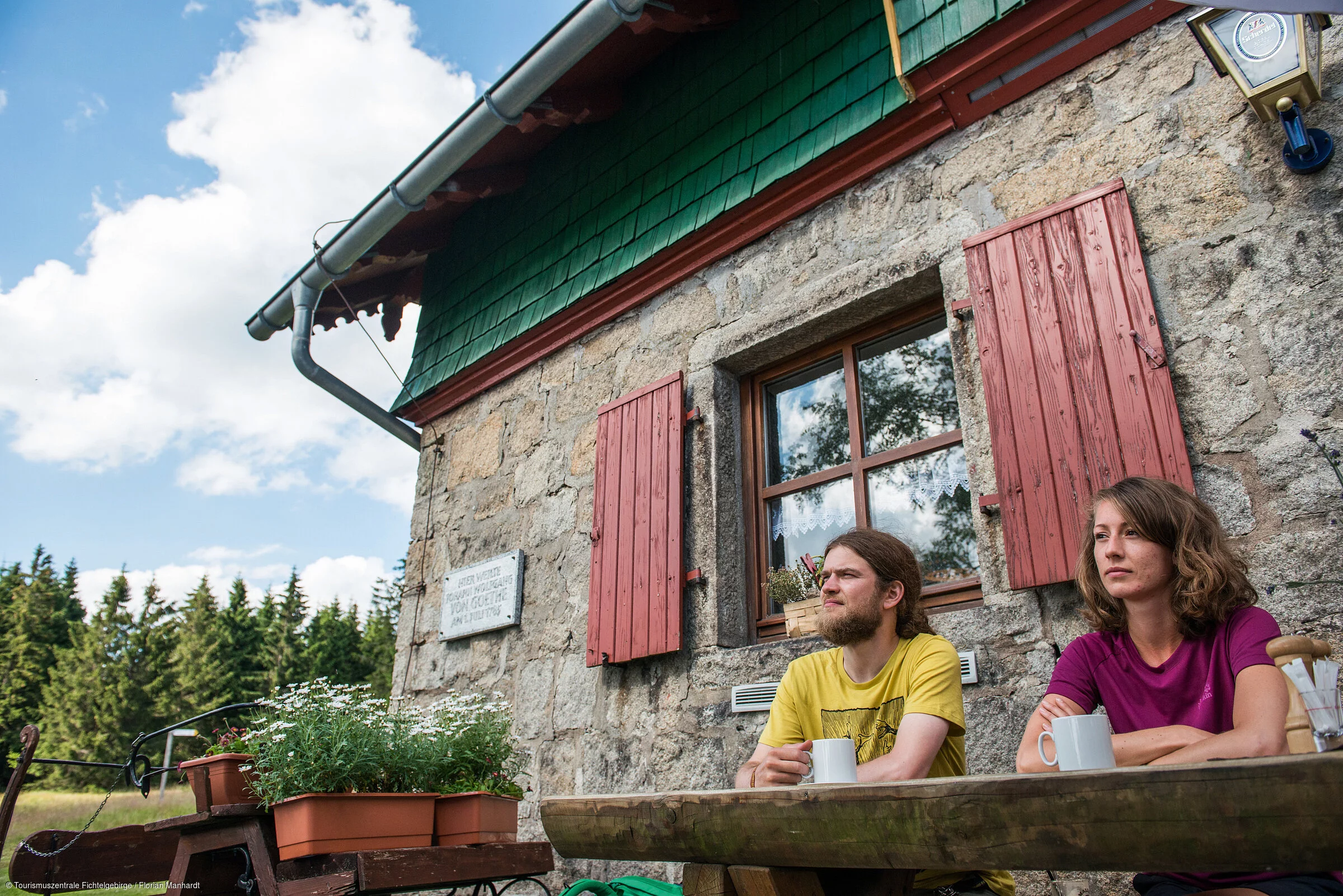 Wandern Kaffeepause