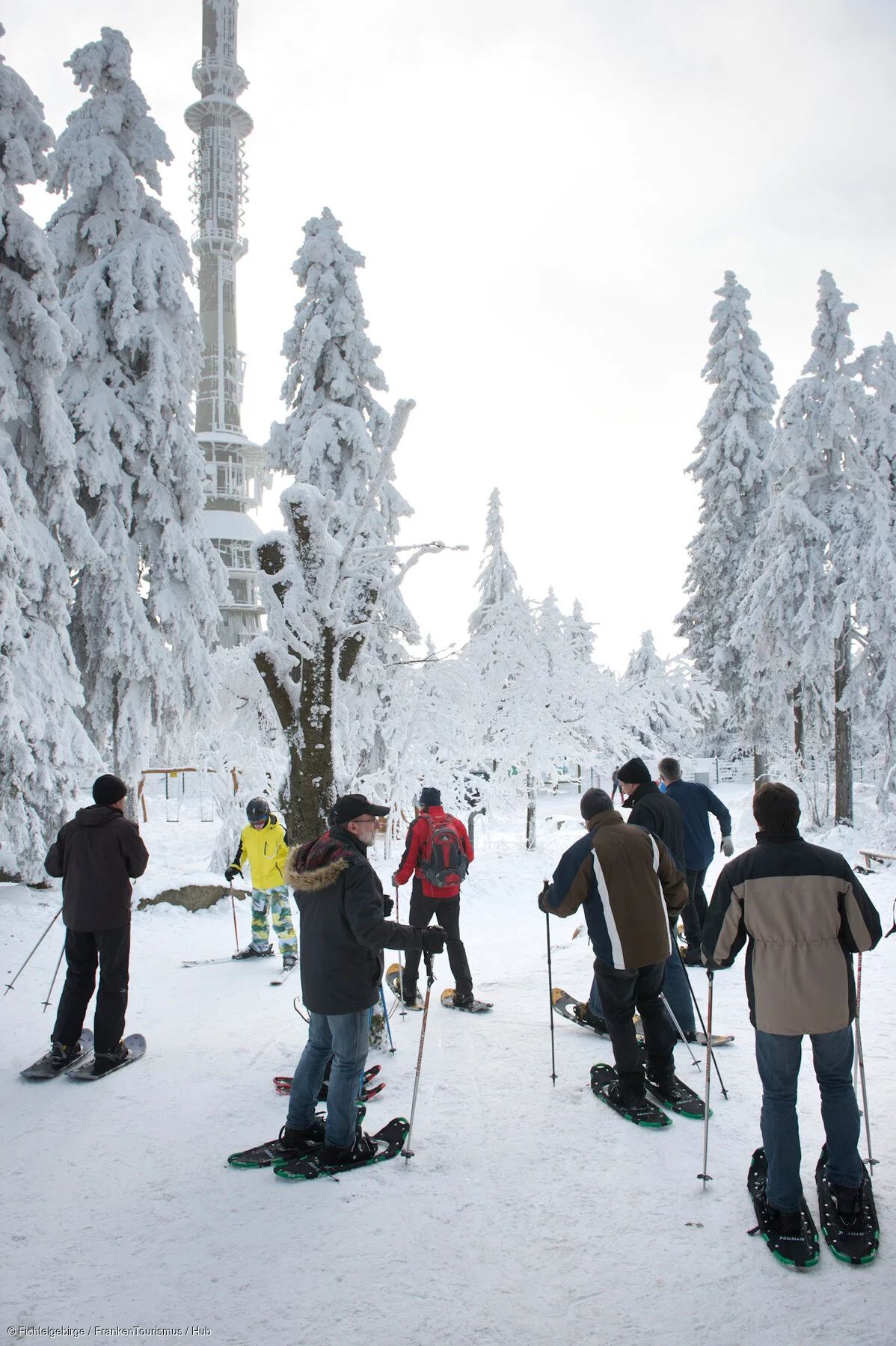 Schneeschuhwandern am Ochsenkopf