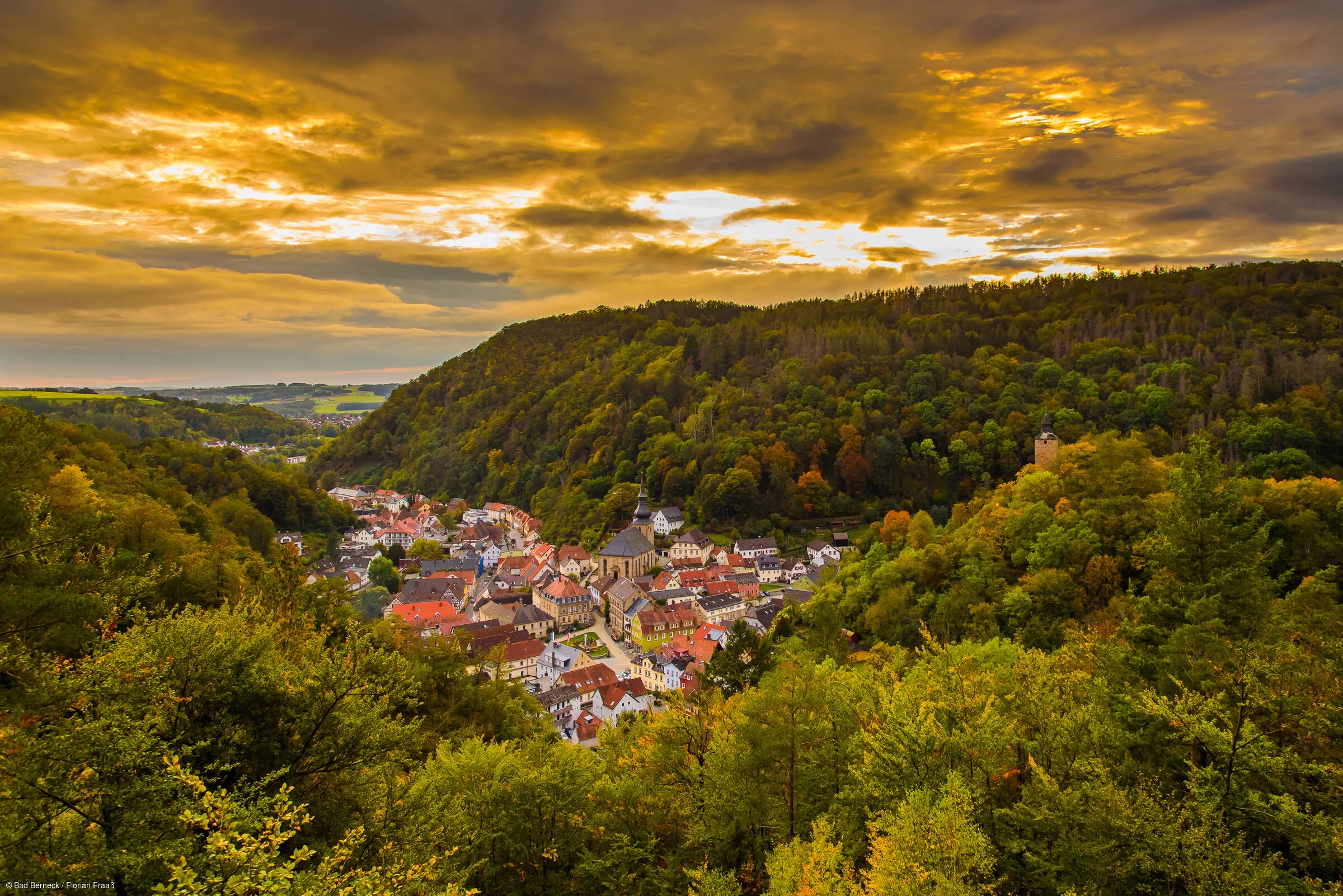 Blick von der schönen Aussicht
