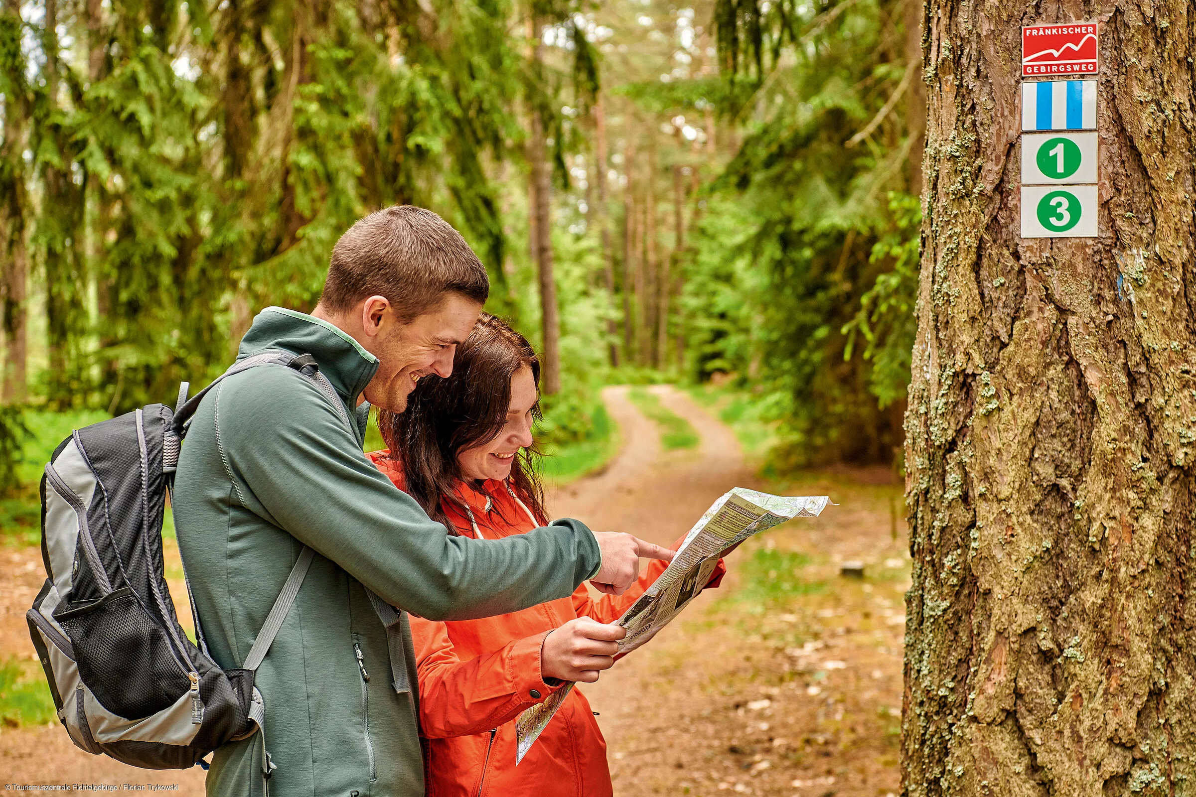 Wandern Wegweiser Karte