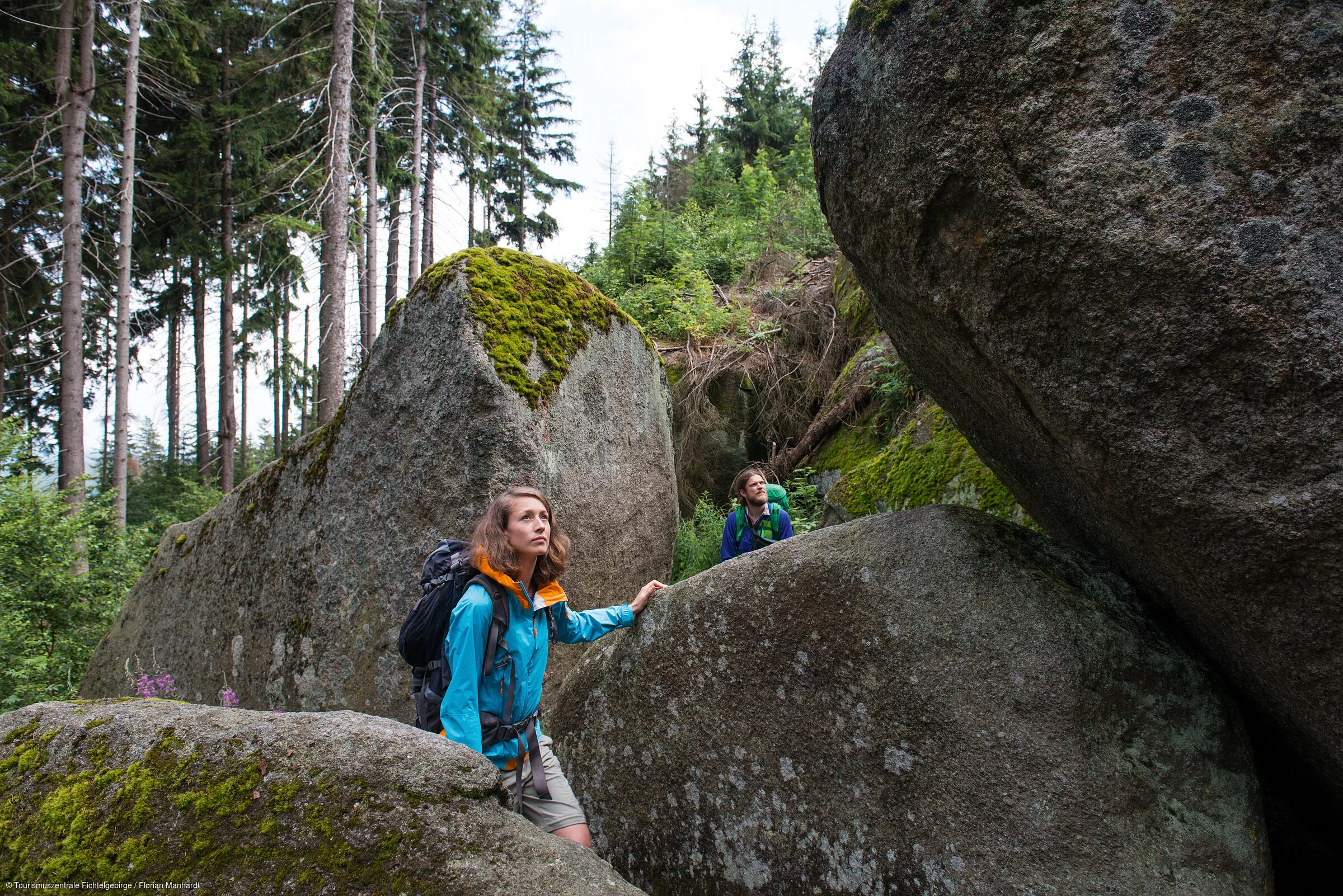Wandern Felsformation