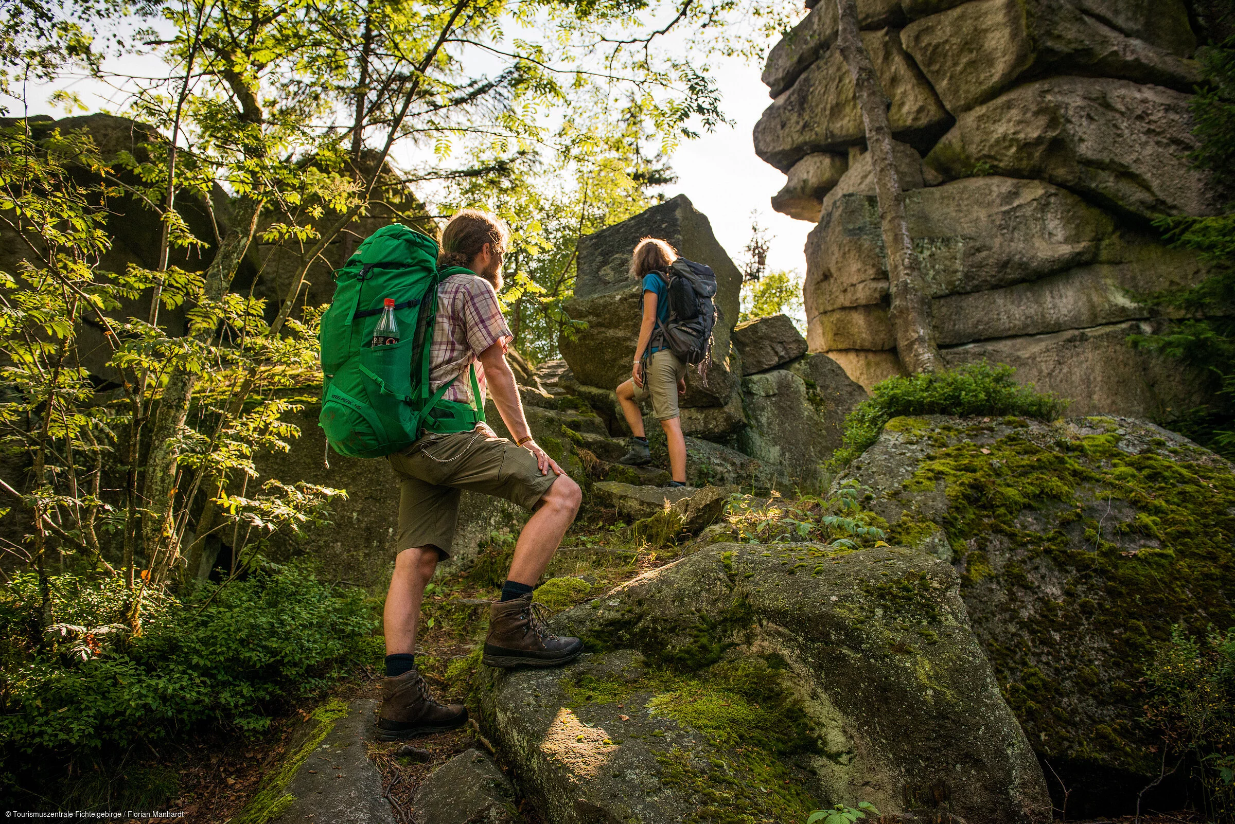 Wandern Felsformation