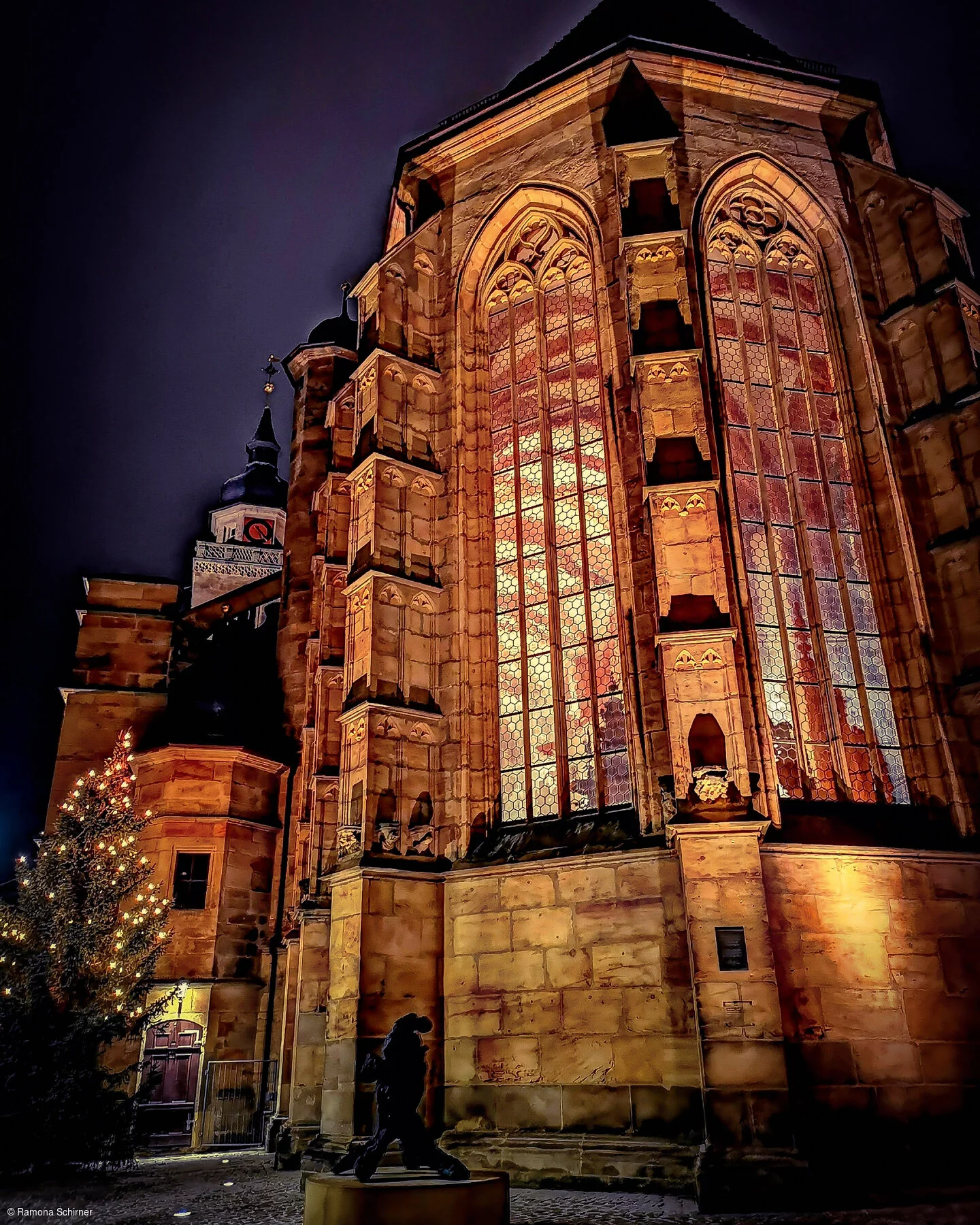 Weihnachtliche Stadtkirche