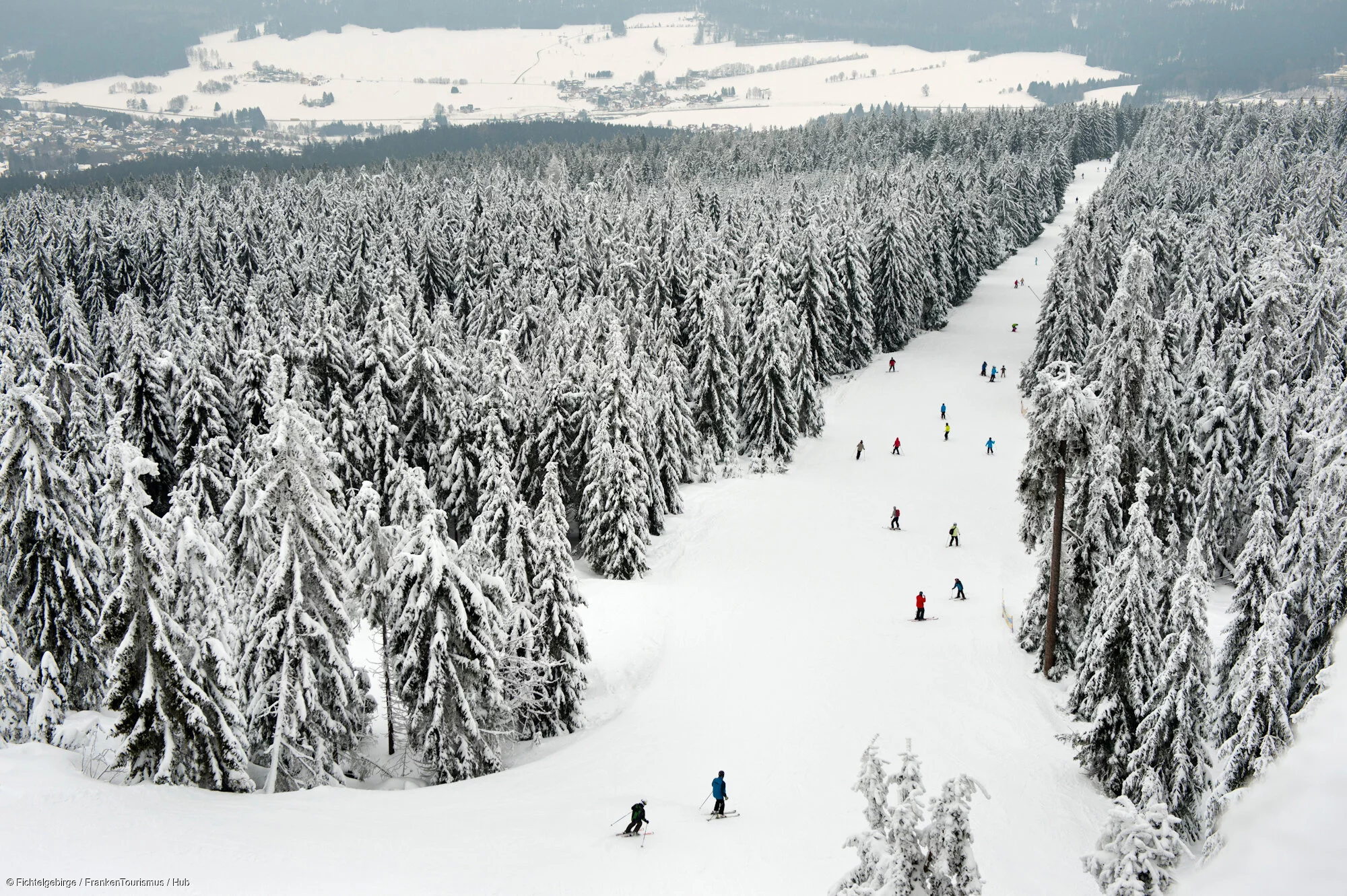 Nord-Abfahrt am Ochsenkopf