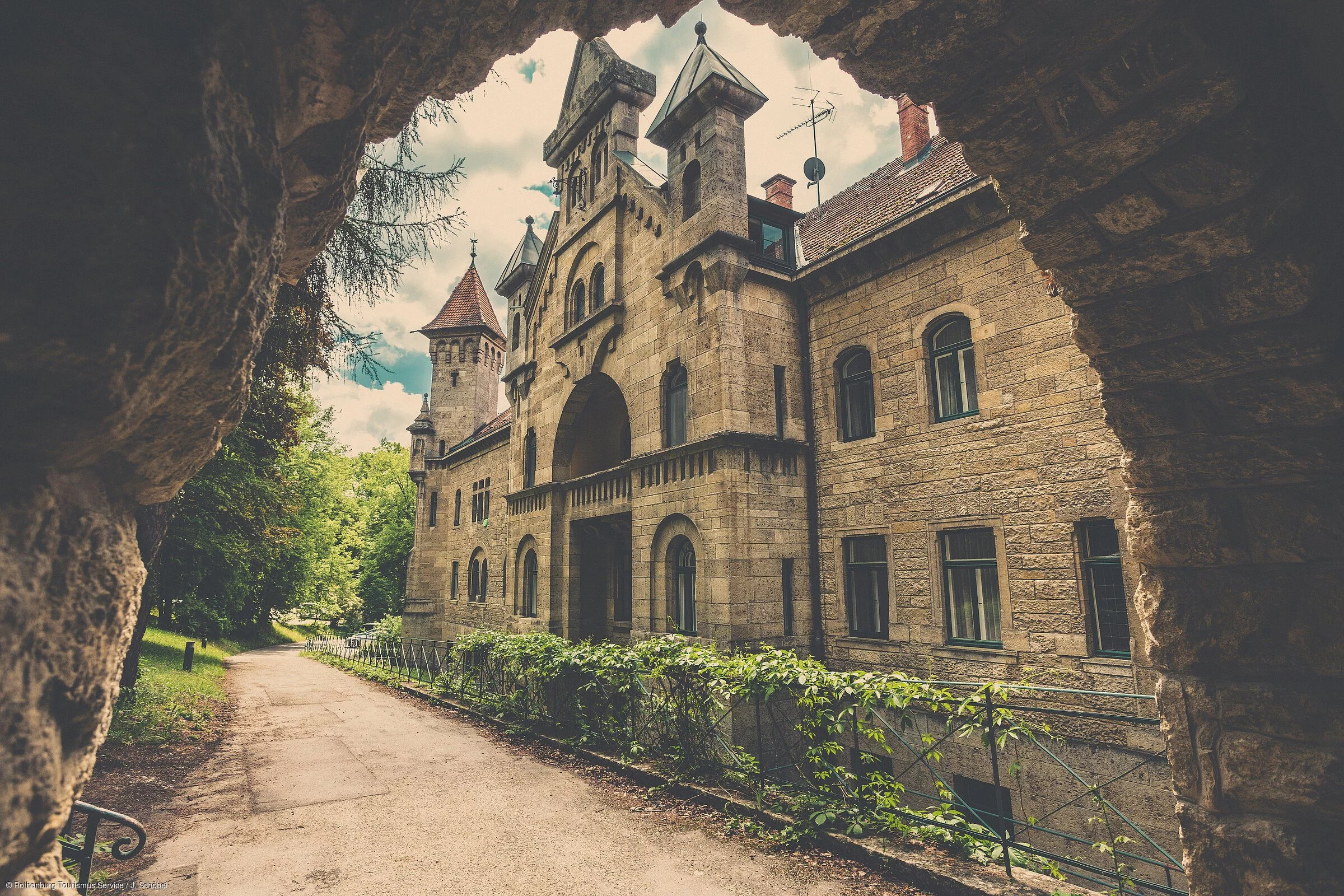 Wildbad Rothenburg o.d.T. mit Parkanlage