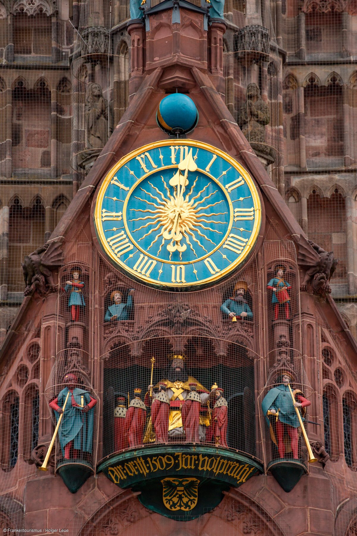 "Männleinlaufen" an der Frauenkirche, Hauptmarkt (Nürnberg/Sädteregion Nürnberg)