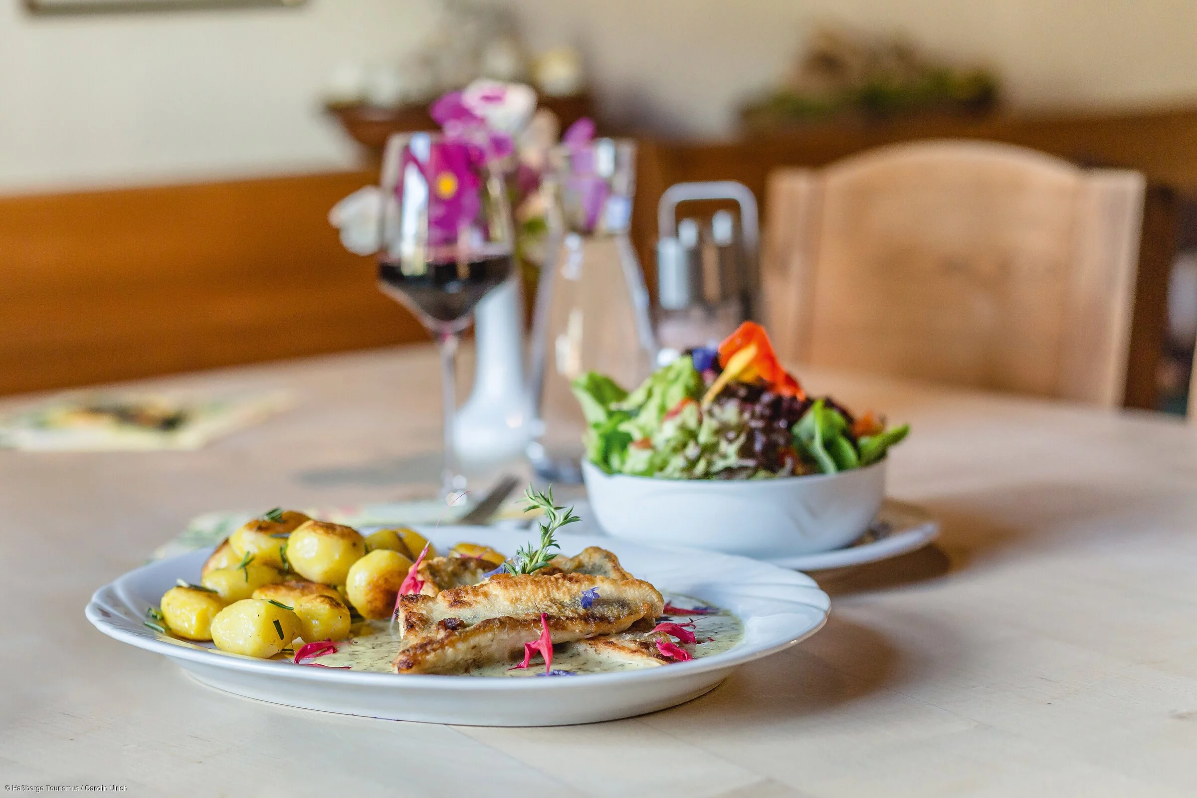 Fisch aus heimischen Gewässern - Restaurant - Weinstube Hammerschmiedsmühle