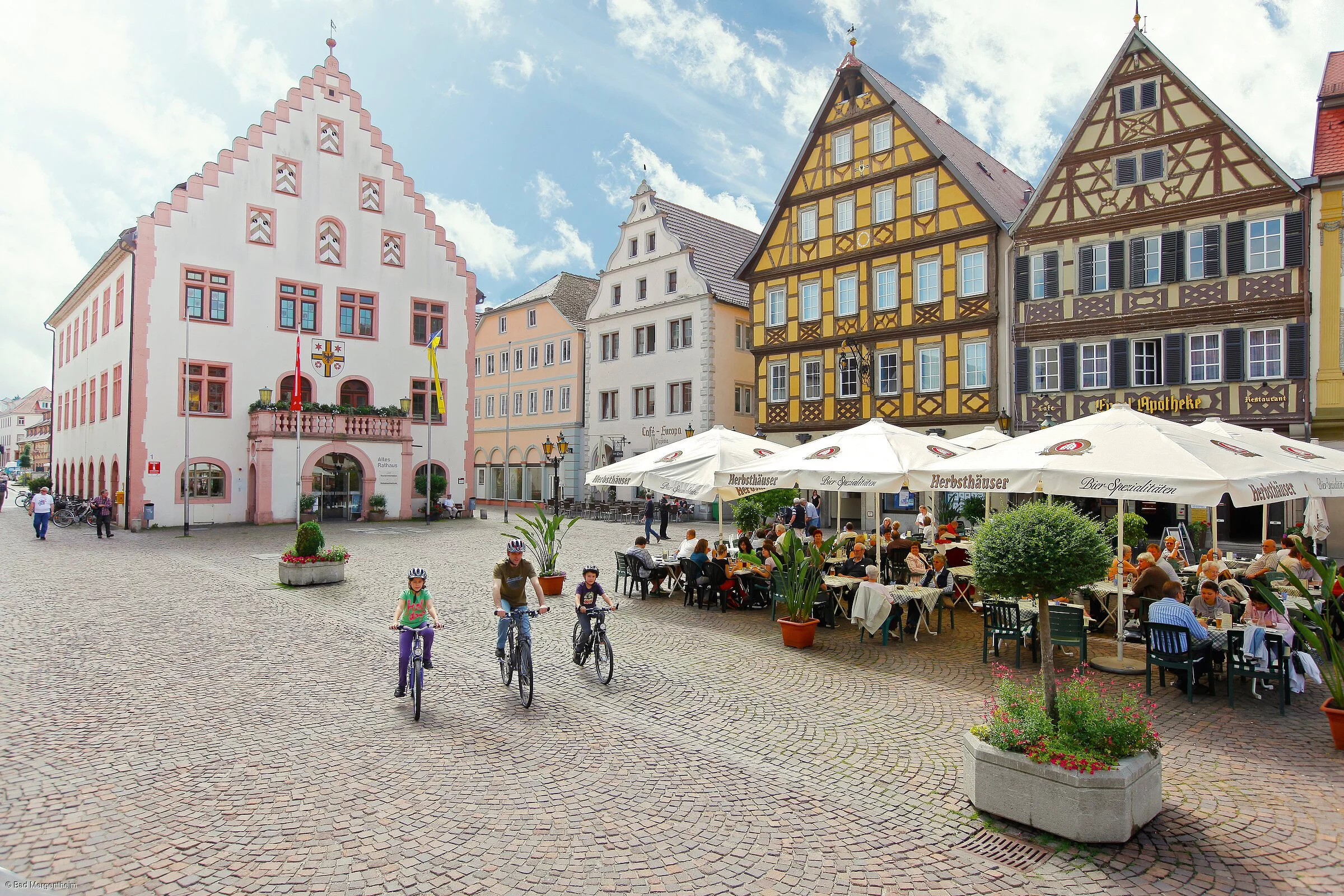 Marktplatz im Urlaubsort Bad Mergentheim