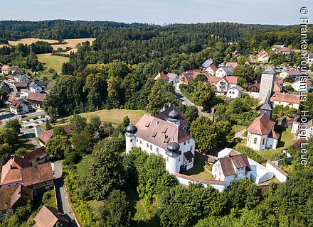 Aufseß von oben (Aufseß, Fränkische Schweiz)