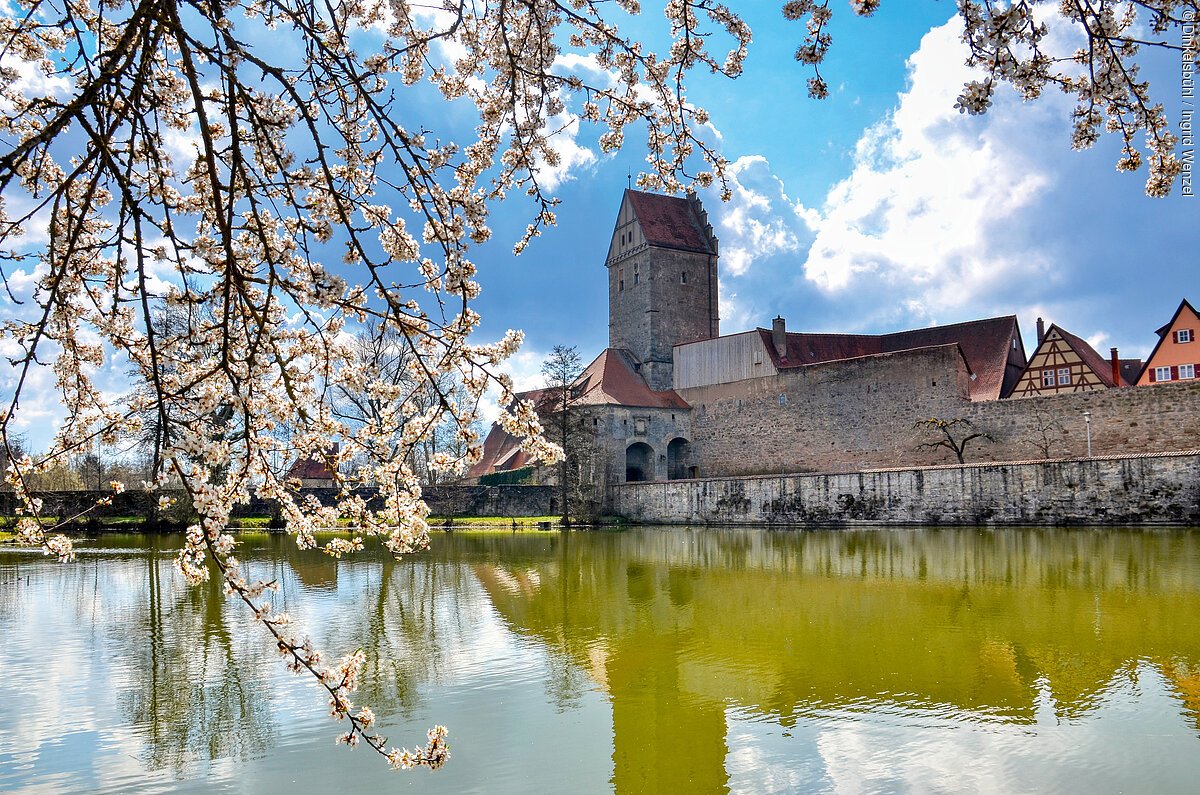 Rothenburger Weiher mit Rothenburger Tor