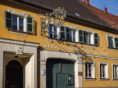 Brauerei Drei Kronen brewery, Scheßlitz, Franconia, Bavaria, Germany